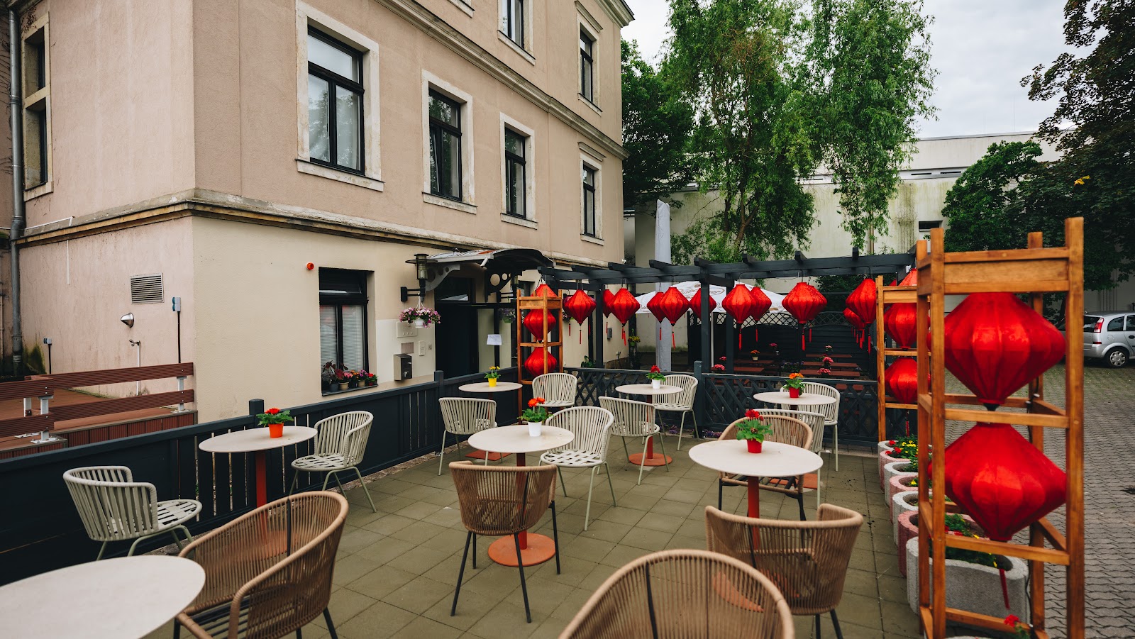 Terrasse des Saigon Blue